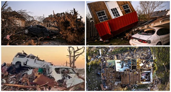 WORLD NEWS.  Mississippi Faces More Extreme Weather After Tornado Kills&nbsp;25